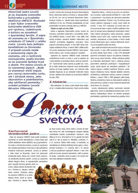 SlovenskÃ© dotyky 08 (PDF - 5,7 MB) - SlovÃ¡ci vo svete