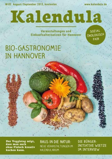 Bio-gasTroNoMiE iN haNNoVEr - Kalendula