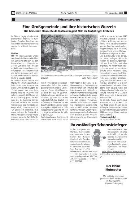 Lokalanzeiger-2008-11 - Gemeinde Blankenfelde - Mahlow