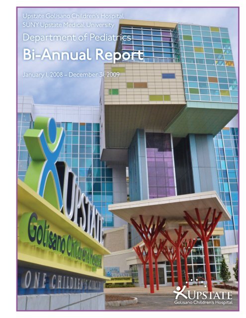 Department of Pediatrics Biannual Report 2008-2009