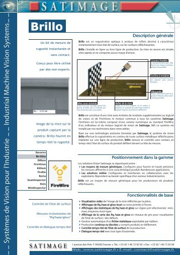 fiche produit PDF (196 Ko) - Satimage