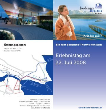 Erlebnistag am 22. Juli 2008 - Bodensee Therme Konstanz