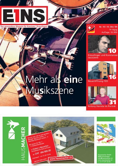 15. Oktober `09 (PDF) - E1NS-Magazin