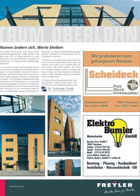 15. Oktober `09 (PDF) - E1NS-Magazin