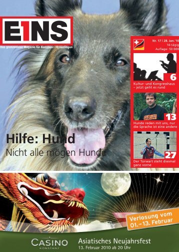 Hilfe: Hund - E1NS-Magazin