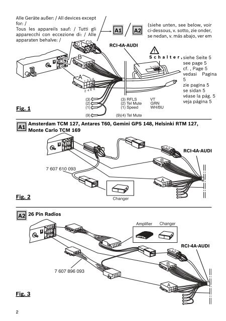 CAN-Interface RCI-4A-Audi - Blaupunkt