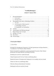 Schriftenverzeichnis - Max-Planck-Institut für ausländisches und ...
