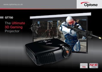 The Ultimate 3D Gaming Projector - Optoma