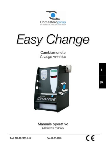 Cambiamonete Change machine Manuale ... - Comesterogroup