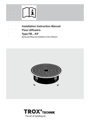 Floor diffusers Type FB... - TROX