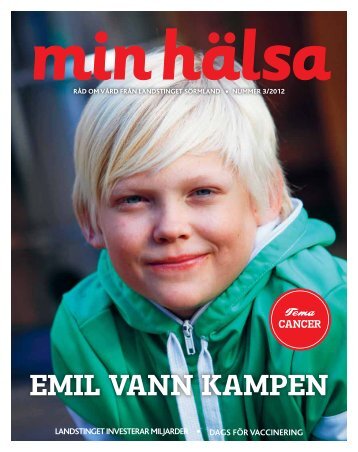 Min hÃ¤lsa nr 3 2012 - Landstinget SÃ¶rmland