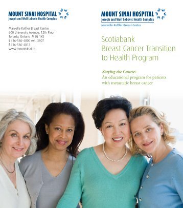 Scotiabank Breast Cancer Transition to Health Program Brochure