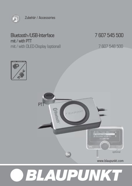 Bluetooth-/USB-Interface 7 607 545 500 - Blaupunkt