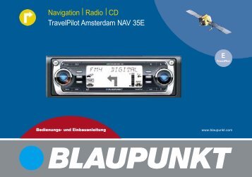 Navigation Radio CD TravelPilot Amsterdam NAV 35E - Blaupunkt