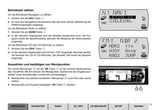 Navigation Radio CD TravelPilot Amsterdam NAV 35E - Blaupunkt