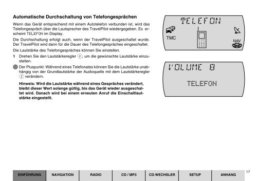 Navigation Radio CD TravelPilot Amsterdam NAV 35E - Blaupunkt