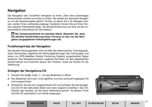 Navigation Radio CD TravelPilot Amsterdam NAV 35E - Blaupunkt