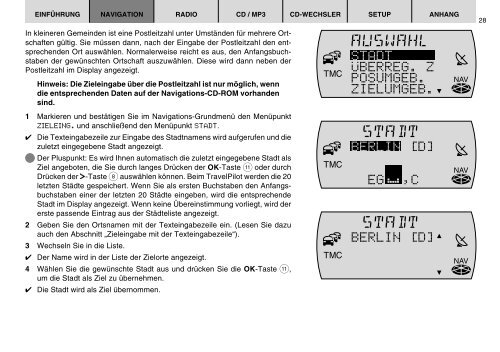 Navigation Radio CD TravelPilot Amsterdam NAV 35E - Blaupunkt