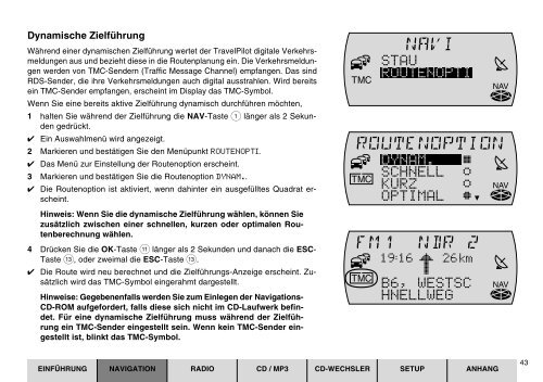 Navigation Radio CD TravelPilot Amsterdam NAV 35E - Blaupunkt