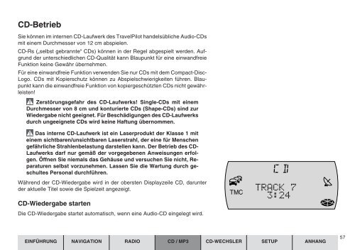 Navigation Radio CD TravelPilot Amsterdam NAV 35E - Blaupunkt