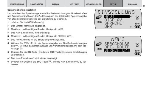 Navigation Radio CD TravelPilot Amsterdam NAV 35E - Blaupunkt