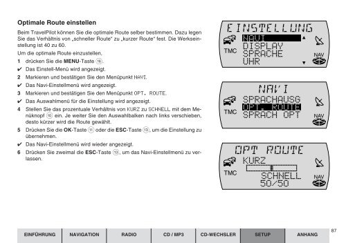 Navigation Radio CD TravelPilot Amsterdam NAV 35E - Blaupunkt