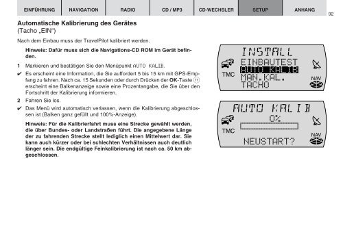 Navigation Radio CD TravelPilot Amsterdam NAV 35E - Blaupunkt