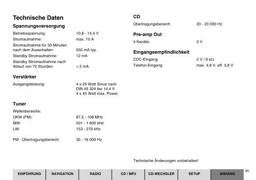 Navigation Radio CD TravelPilot Amsterdam NAV 35E - Blaupunkt