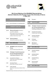 Programme Nanterre Network Meeting