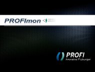 PROFI PrÃ¤sentation - PROFI Engineering Systems AG
