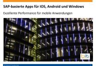 SAP-basierte Apps für IOS, Android und Windows