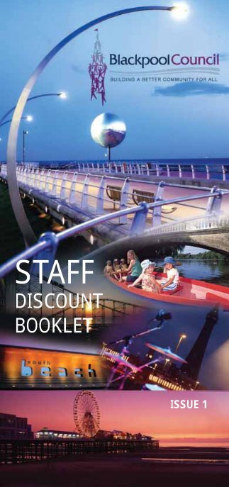 Staff Discount Booklet - Blackpool Council