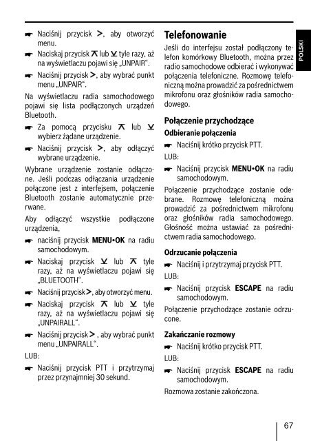 Bluetooth / USB - Interface - Blaupunkt