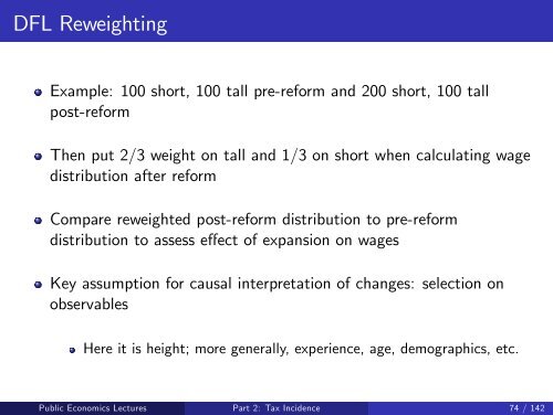 Public Economics Lectures Part 1: Introduction