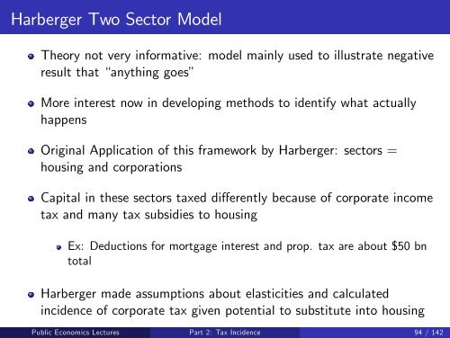 Public Economics Lectures Part 1: Introduction