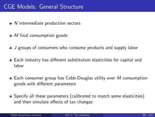 Public Economics Lectures Part 1: Introduction