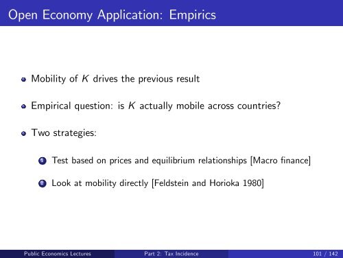 Public Economics Lectures Part 1: Introduction