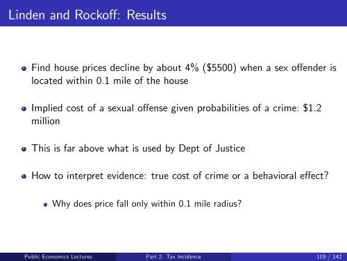 Public Economics Lectures Part 1: Introduction