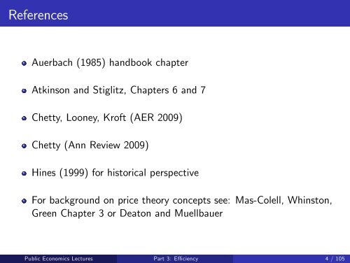 Public Economics Lectures Part 1: Introduction