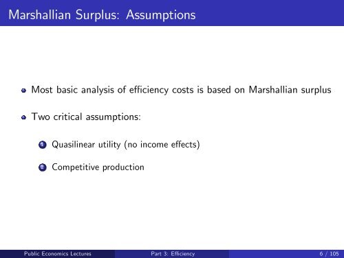 Public Economics Lectures Part 1: Introduction