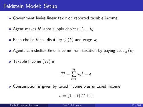 Public Economics Lectures Part 1: Introduction