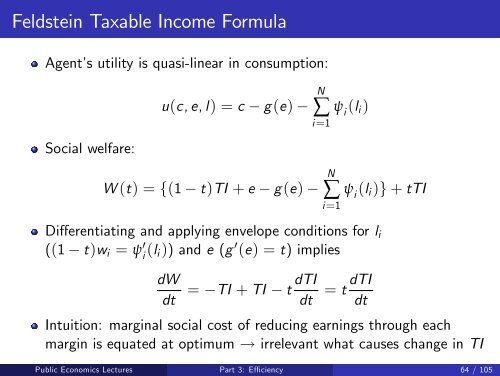 Public Economics Lectures Part 1: Introduction