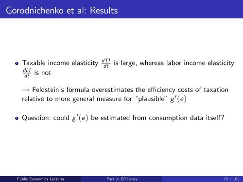 Public Economics Lectures Part 1: Introduction