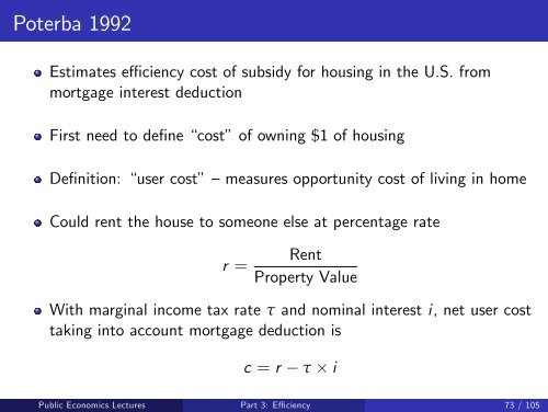 Public Economics Lectures Part 1: Introduction