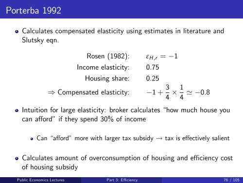 Public Economics Lectures Part 1: Introduction