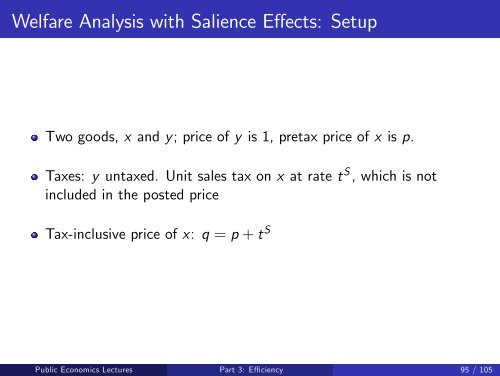 Public Economics Lectures Part 1: Introduction