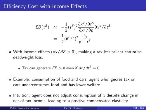 Public Economics Lectures Part 1: Introduction