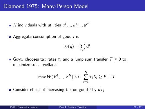 Public Economics Lectures Part 1: Introduction