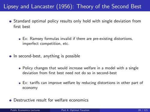 Public Economics Lectures Part 1: Introduction