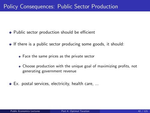 Public Economics Lectures Part 1: Introduction